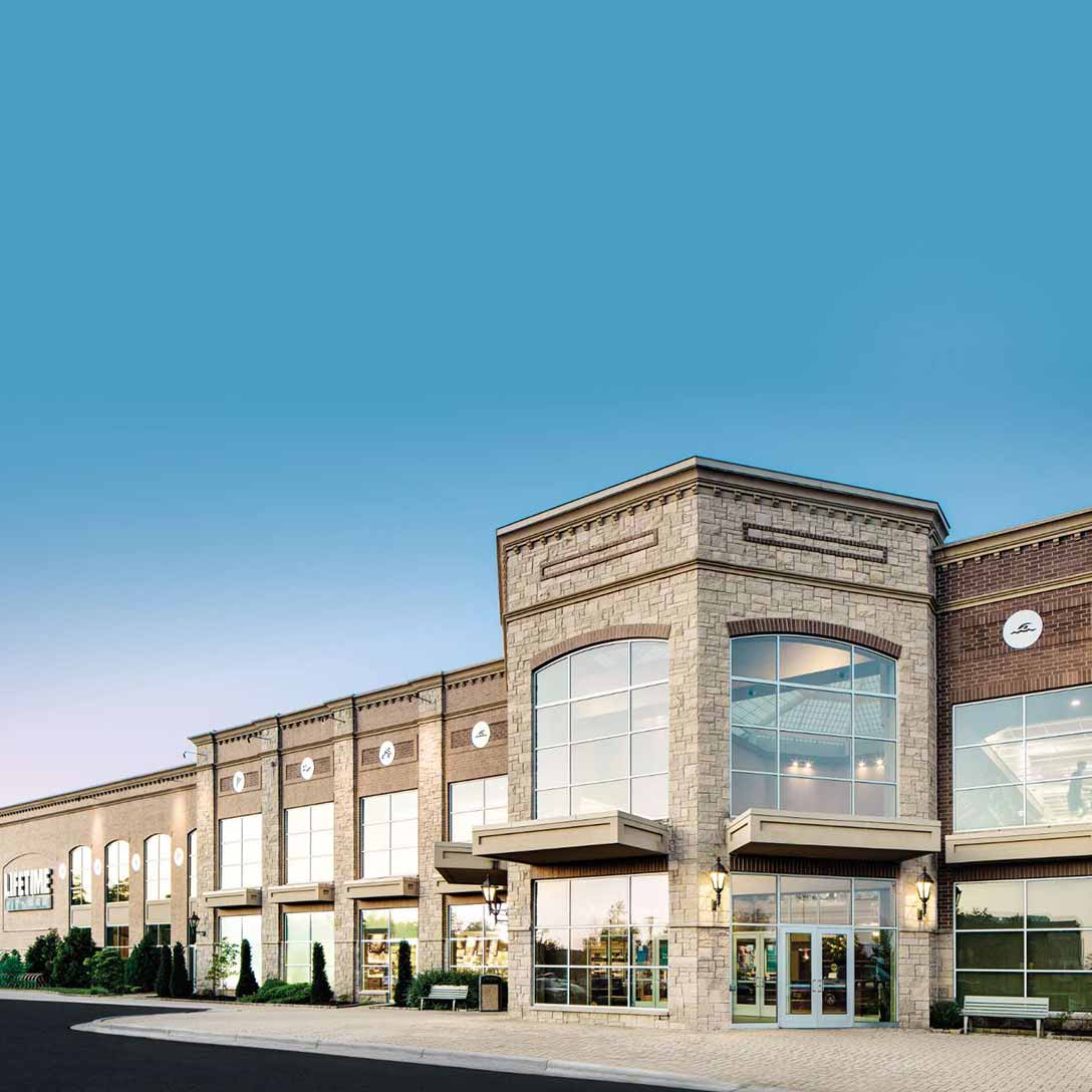 Building exterior at Life Time Dublin