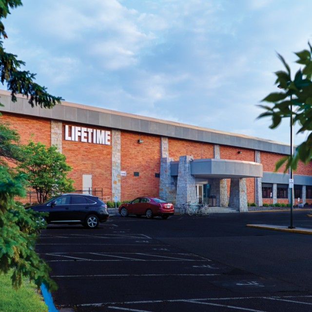 Building exterior at Life Time St. Louis Park